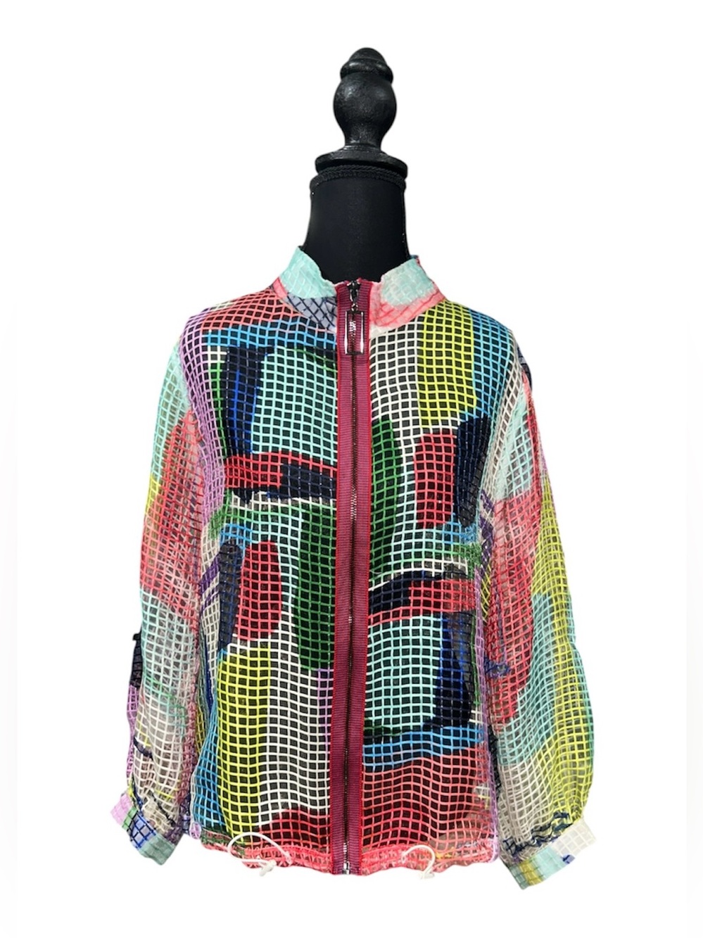 IC Collection sheer mesh jacket